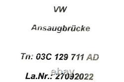 03C129711AD Audi VW Seat 1.4TFSI Collecteur D'Admission A3 8P Golf 5 6 Passat