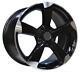 4 Jantes En 18'' Rotor Audi Black Noir A1 A3 A4 A5 A6 A7 A8 Tt Eos Passat Golf