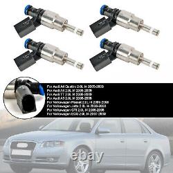 4x Fuel Injector 06F906036A Pour Audi A3 A4 A6 Pour VW Golf Passat 2.0 Tfsi