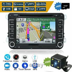 AUTORADIO 7 2Din GPS Tactile Bleutooth Lecteur DVD USB SAT WW Golf Passat Polo