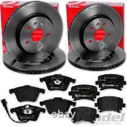 BREMBO Disques + Revêtements Avant+Arrière pour VW Golf 5 R32 Passat 3C Audi A3