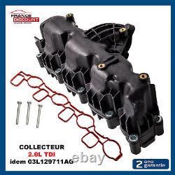 Collecteur d'admission pour VW BEETLE GOLF PASSAT TIGUAN 2,0 TDI = 03L129711AG