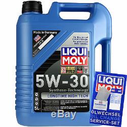 Liqui Moly 6L Longue Date High Tech 5W-30 Huile + Filtre pour VW Passat